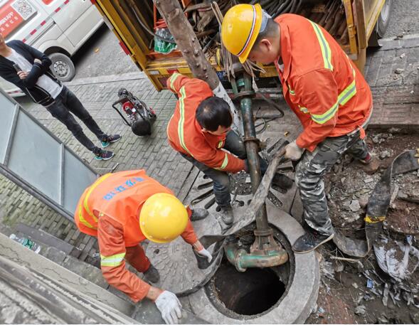 江北区盘溪顶管修复项目