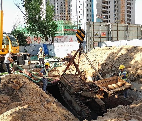 箱涵、暗河机器人清淤